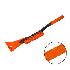 Щітка - скребок для снігу і льоду з поралоновою ручкою, 52 см