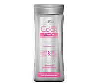 Розовый оттеночный шампунь для осветленных и седых волос Joanna Ultra color system Shampoo for blonde and grey