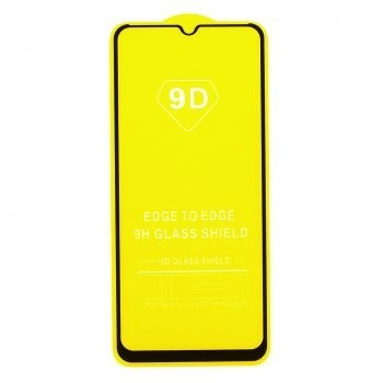 Скло захисне Full Glue для Samsung A90/A80 в тех. упаковці- чорний