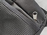 Сумка чоловіча маленька через плече, барсетка чорна 162В, фото 2