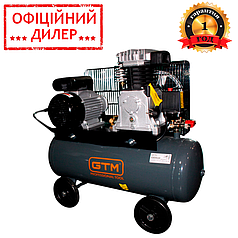 Поршневий повітряний ремінний компресор GTM KCH2070A-50L (2.2 кВт, 220 В, 10 атм, 300 л/хв, 50 л)