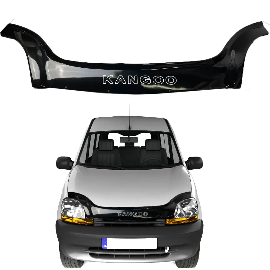 Дефлектор капота на Renault Kangoo 2003-2007 після рестайлінгу