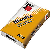 Клей для теплоізоляції з мінвати, пінополістиролу Baumit NivoFix, 25 кг