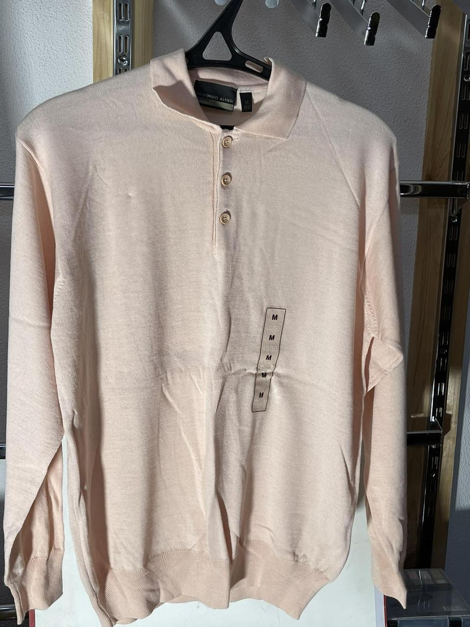 Светр напіввовняний з коміром поло Raimondo Alfieri, фото 1