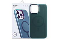 Чохол накладка "Magsafe AG Case" Iphone 13 Pro Green