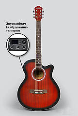 Гітара електроакустична Caravan Music HS-4040 EQ MAS, матова обробка