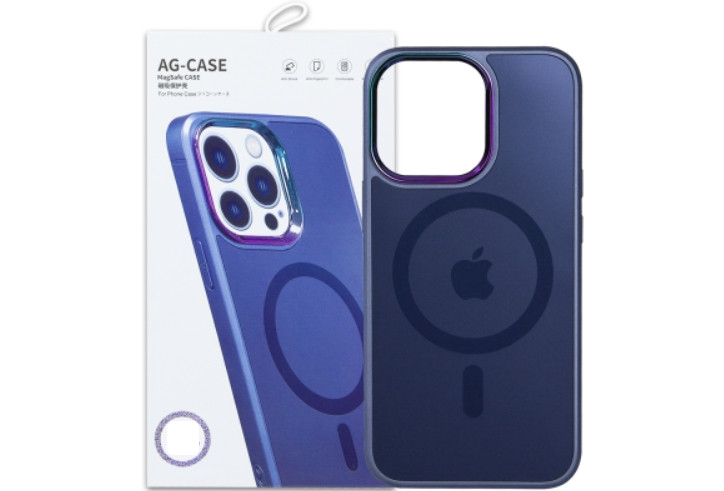 Чохол накладка "Magsafe AG Case" Iphone 13 Pro Blue, фото 1