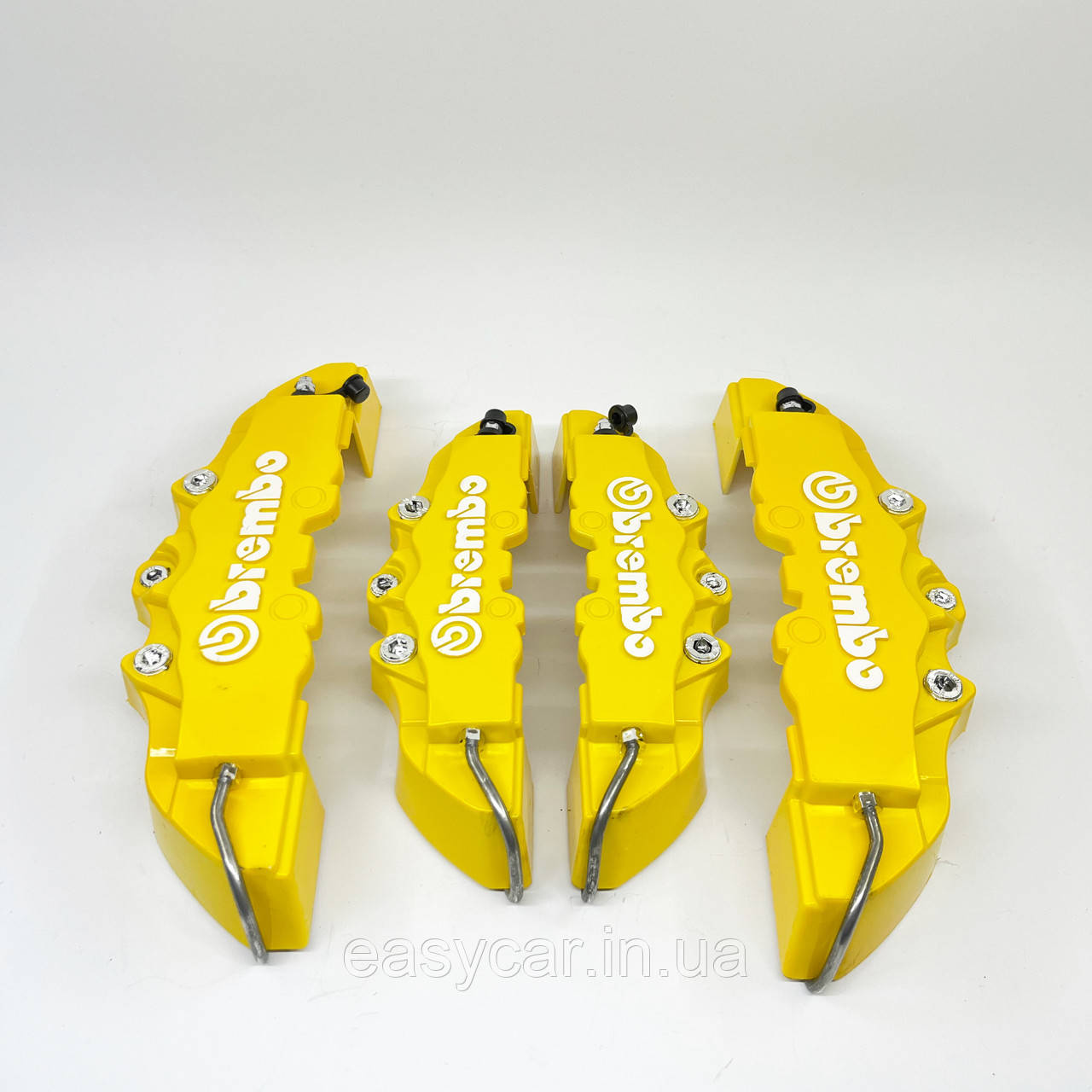 Декоративні накладки на гальмівні супорти "BREMBO" Жовті R15-18, фото 1