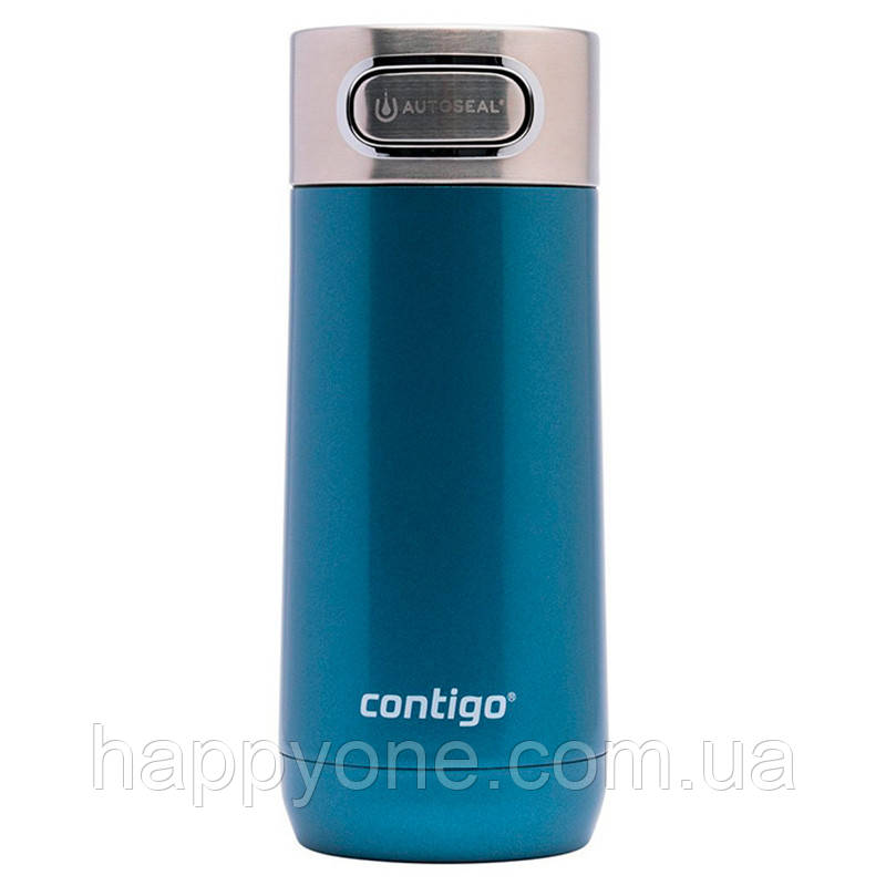 Термокружка з нержавіючої сталі Contigo Luxe Autoseal (360 мл) Corn Flower Blue, фото 1