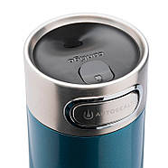 Термокружка з нержавіючої сталі Contigo Luxe Autoseal (360 мл) Corn Flower Blue, фото 3