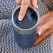 Термокружка з нержавіючої сталі Contigo Luxe Autoseal (360 мл) Corn Flower Blue, фото 8