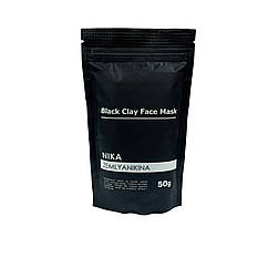 ГЛИНЯНА МАСКА ЧОРНА BLACK CLAY FACE MASK NIKA ZEMLYANIKINA, 50Г