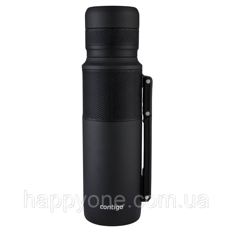 Термос зі склянкою Contigo Thermal Bottle (1200 мл) Black