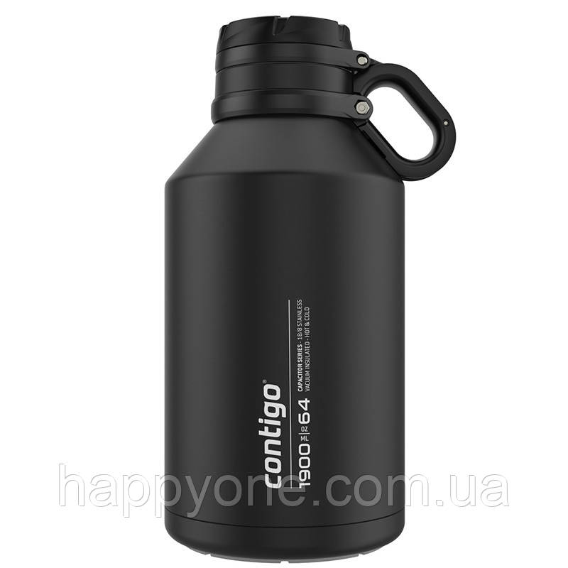 Термос Contigo Grand (1900 мл) Matte Black, фото 1