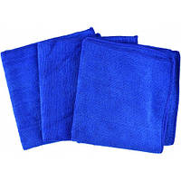 Микрофибровое полотенце APP MF Cloth, 40 см х 40 см (3 шт.) Синий