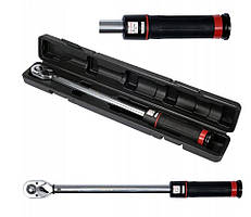 Ключ Динамометричний Щілчковий 3/8", 10-100 Нм, L=470 мм (YT-07736)