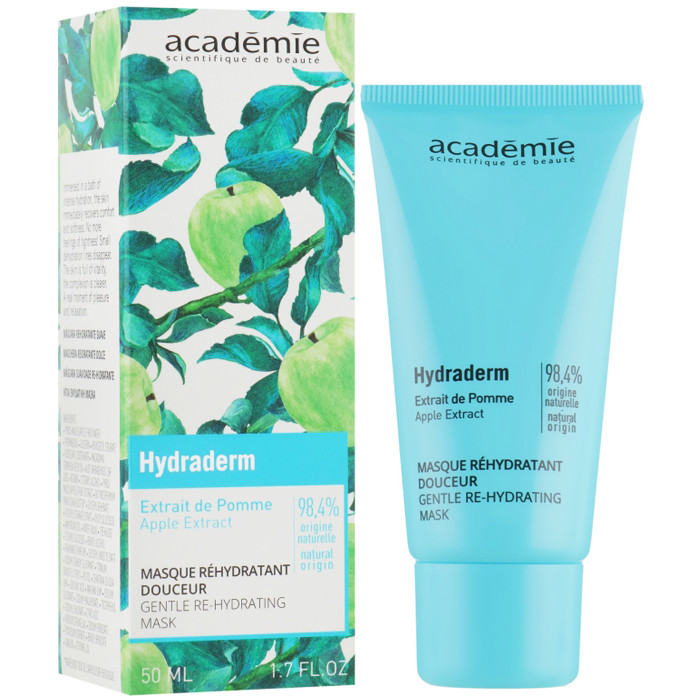 Пом'якшувальна зволожувальна відновлювальна крем-маска Academie Hydraderm Gentle Re-Hydrating Mask 50 мл, фото 1