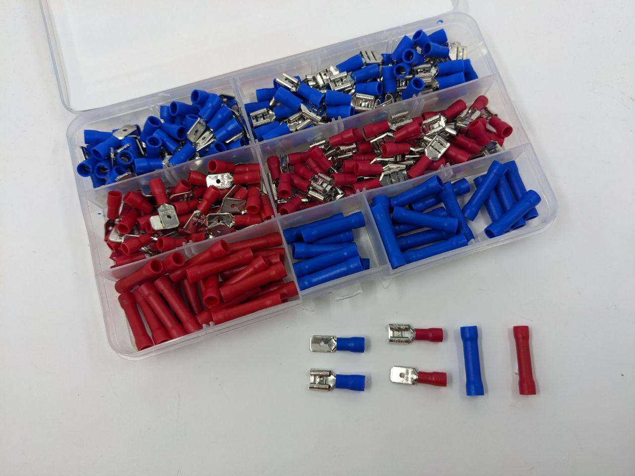 Набір клем обтискних 250 штук (6 видів)