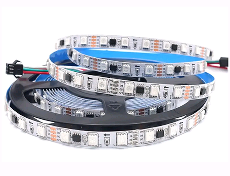 Світлодіодна стрічка адресна SMD 5050/60 12 V RGB TM-1903 IP20 Код.52411, фото 1
