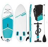 SUP- борд Intex 68241 Aqua Quest 244 x 76 x 13 cм з веслом, фото 2