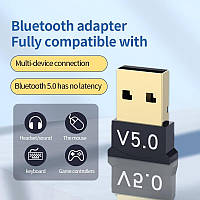 Двухрежимный Mini Bluetooth 5.0 Адаптер USB Блютуз Приемник Передатчик