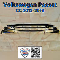 Volkswagen Passat CC 2012-2016 решетка переднего бампера центральная, 3C8853677G041