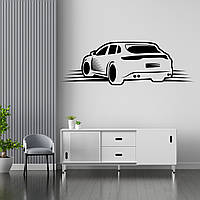 Вінілова інтер'єрна наклейка декор на стіну та шпалери (скло, меблі, дзеркало, метал) "Машина. Авто" з оракалу