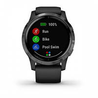 Смарт-годинник Garmin vivoactive 4 Black/Slate (010-02174-12)