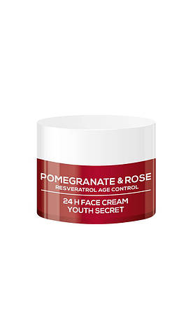 24-годинний відновлюючий крем для обличчя Via Natural Pomegranate and Rose від BioFresh 100 мл, фото 2