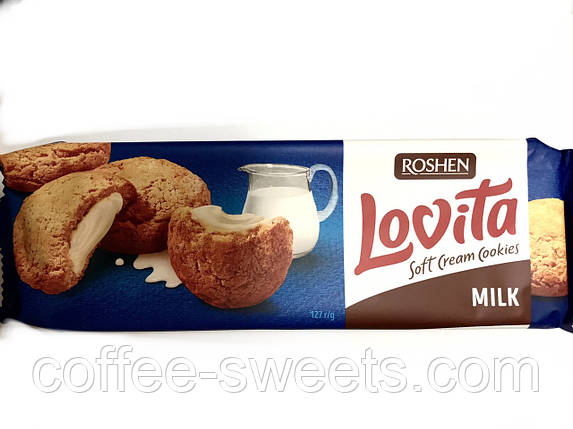 Печиво Ловіта Soft cream MILK 127г. РОШЕН, фото 2