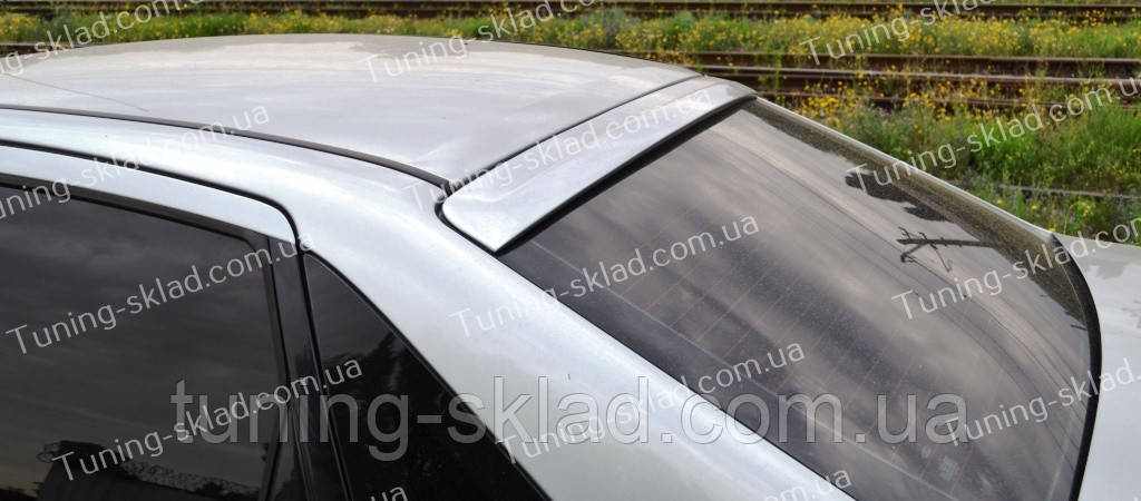 Спойлер на скло Форд Фокус 1 бленда (спійлер заднього скла Ford Focus 1 седан), фото 1