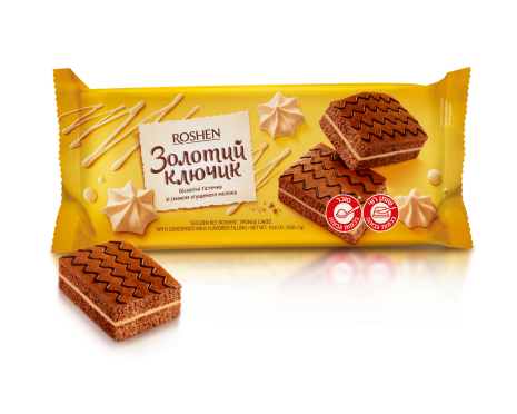 Бісквіт Roshen Золотий ключик 300г