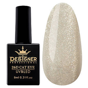 Гель-лак Designer 26D Cat Eye, 9 мл