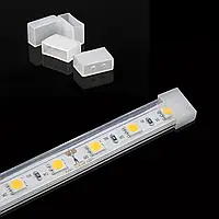 Заглушка для LED лент 2835/5050/3014/5730. Силиконовая заглушка для светодиодных лент