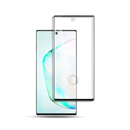 Скло захисне Edge Full Glue для Samsung Note 10 в тех. упаковці- чорний