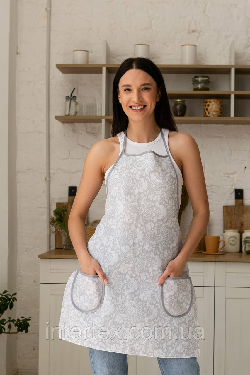 Фартух лляний "Вензель" (75х55 см.), фото 1