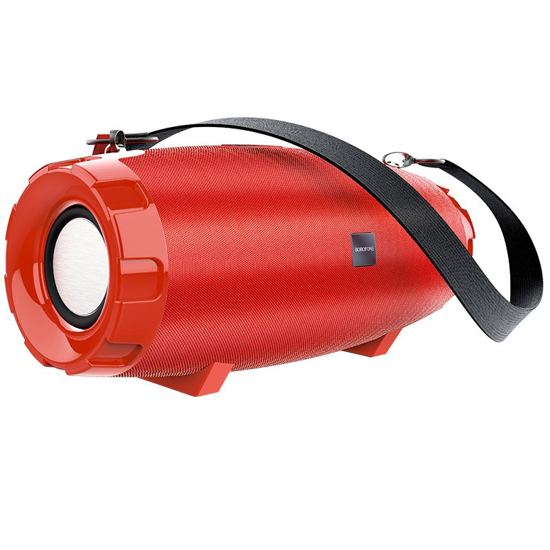 Портативна блютуз колонка BOROFONE BR14 |TF-карти, USB, AUX, FM| Червоний, фото 1