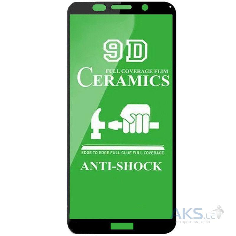 Скло захисне CERAMiCS 9D для Xiaomi Redmi Note 9/Redmi 10X/RENO 3 Pro/RENO 2- чорний