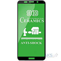 Скло захисне CERAMiCS 9D для Xiaomi Redmi Note 9/Redmi 10X/RENO 3 Pro/RENO 2- чорний