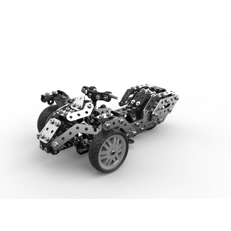 Конструктор металевий SW-067, трицикл, викрутка, 496 деталей, фото 1