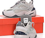 Унісекс кросівки Nike M2K Tekno, жіночі / чоловічі сірі кросівки найк м2к текно, фото 9