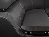 Диван кутовий Невада (стандарт) рогожка темно-сірий, фото 5