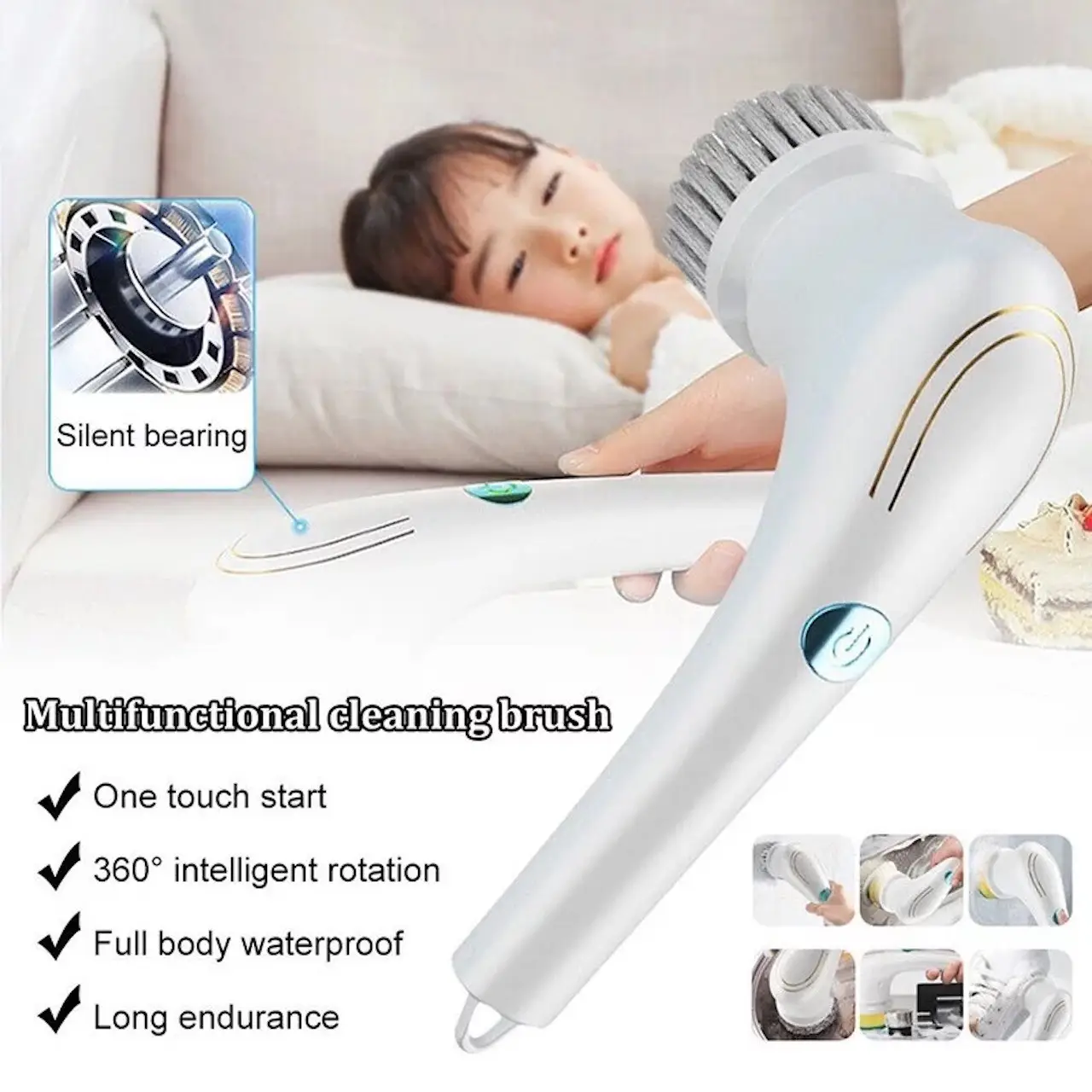 ОПТОМ Ручна електрична щітка для чищення Electric Cleaning Brush