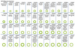 Набір ущільнюючих кілець 48 розмірів (4,4 - 11 мм.)