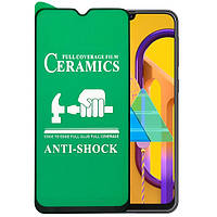 Скло захисне CERAMiCS 9D для Samsung A21/A215/A21S/A217- чорний