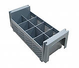 Корзина для столових приборів до посудомийної машини 190х450 мм GastroPlast CKB--008, фото 2