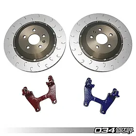 Задні складники гальмівні диски та скоби 355 mm Mk8 Golf R&Audi 8Y S3
