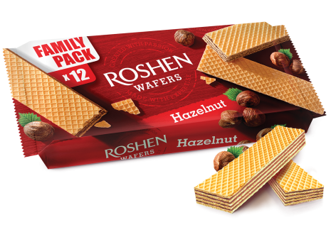 Вафлі Roshen Wafers горіх 216г