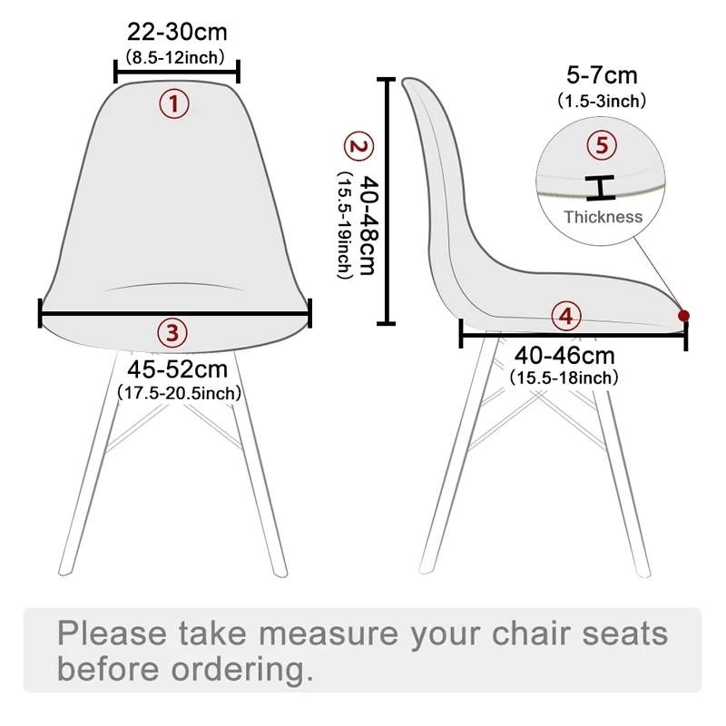 Чехол на стул. Универсальный эластичный чехол на кухонный стул. Стрейчевый чехол на стул со спинкой - фото 8 - id-p1867204494