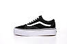 Жіночі кеди Vans Old Skool Stac Platform Чорні Кросівки Ванс Олд Скул бавовна замш висока платформа В'єтнам, фото 4
